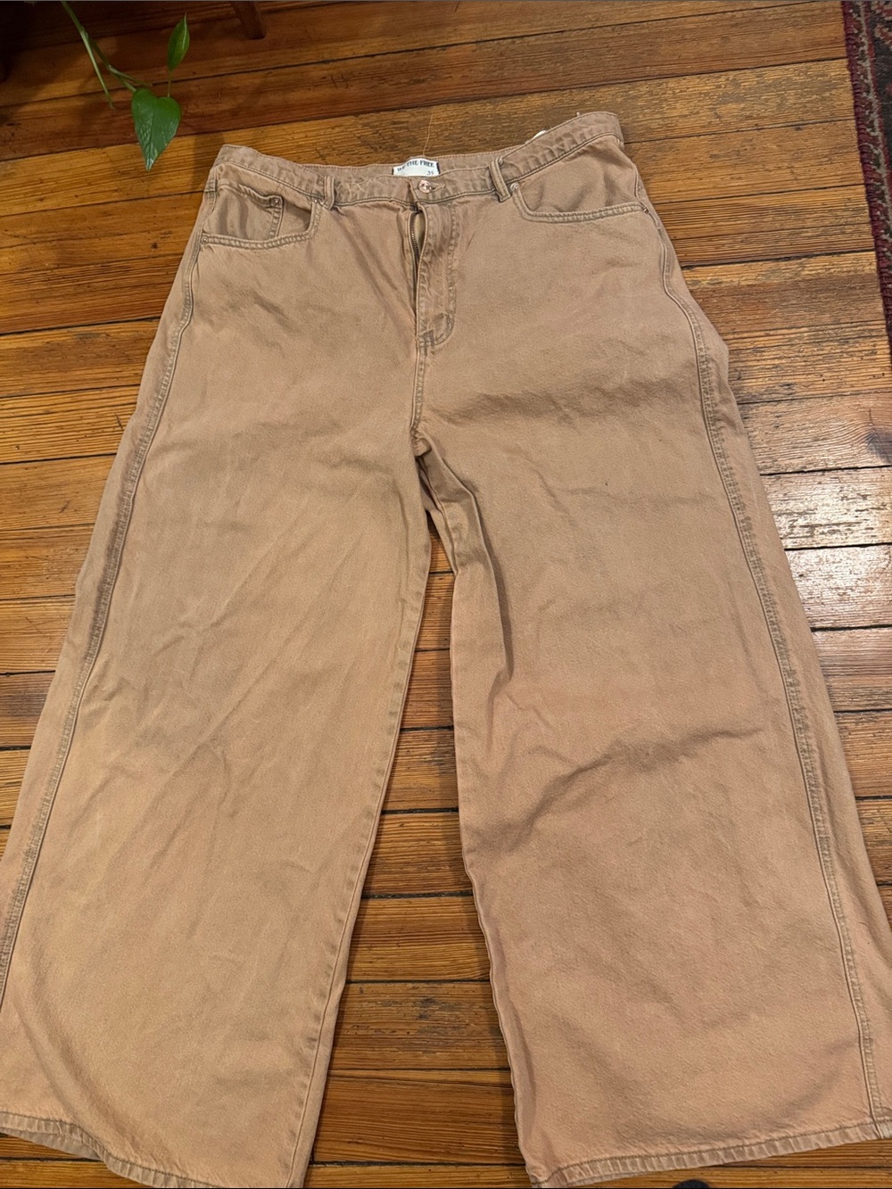 We The Free Wide-Leg Jeans in Dusty Rose
